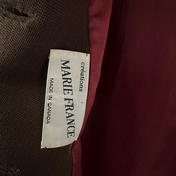 Marie France- Ladies VINTAGE winter lined coat - Picture 8 of 15